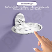 Plantex 304 Grade Stainless Steel Soap Holder Stand for Bathroom and Wash Basin/Wall mounted Soap Holder/Soap Dish/bathroom Accessories (Chrome)