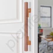 Plantex Door Handle/17 Inch Main Door Handle/Handle for Wooden Door/Pull-Push Door Handle/Door Accessories (Pack of 1, Rose Gold)