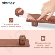 Plantex Door Handle/300mm Main Door Handle for Wooden Door/Pull-Push Handle for Main Door/Door Accessories - Pack of 1 (S610, PVD Rose Gold)