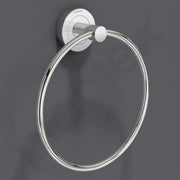 Plantex Compact Stainless Steel Towel Hanger for Bathroom/Towel Holder/Napkin Holder for Wash Basin/Towel Ring/Bathroom Accessories (Pack of 1)
