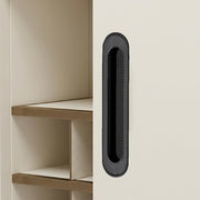 Plantex Sliding Door Handle/Concealed Handle for Sliding Door/224mm Concealed Handle for Wardrobe/Kitchen Cabinet - Pack of 1 (Black)