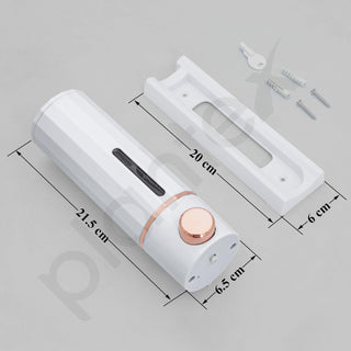 Plantex Soap Dispenser for Bathroom/ABS Shampoo Dispenser/Handwash Dispenser/Soap Dispenser for Washbasin/Bathroom Accessories - Pack of 1 (White)