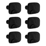 Plantex Knobs for Drawers/Drawer Knobs/Rectangle Knob for Cabinets/Pull-Push Knob for Kitchen/Bedroom/Drawer - Pack of 6 (DC-Black & Z-Black)