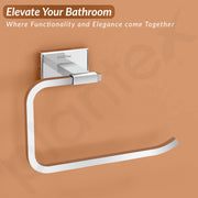 Plantex Stainless Steel Napkin holder for Wash Basin/Towel Hanger for Bathroom/Hand Towel Holder/Bathroom Accessories - Nexa (Chrome)