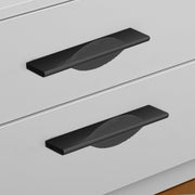 Plantex Cabinet Handle/Kitchen Cabinet Door Handle/Wardrobe/160 mm Cupboard Handle/Door Pull-Push Handle for Home/Office - Pack of 2 (Black)
