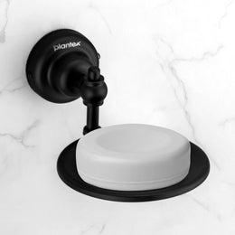 Plantex 304 Grade Stainless Steel Soap Holder/Soap Stand/Bathroom Soap Dish/Bathroom Accessories - Skyllo (Black)
