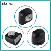Plantex Magnetic Door Stopper for Home/Door Holder for Main Door/Floor Mounted Door Stopper/Door Stops for Main Door - Pack of 3 (193-Black)