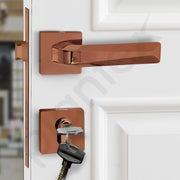 Plantex Premium Mortise Lock with 3 Years of Warranty/Main Door Lock Set for Home/Door Locks (PT-013, Rose Gold)