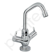 Plantex Pure Brass Basin Mixer Tap/Hot and Cold Water Tap with 360Ãƒâ€šÃ‚Â° Swivel Spout/Sink Tap for Kitchen Basin-7 Year Warranty