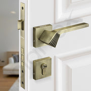 Plantex Main Door Lock/Mortise Lock for Door with 3 Years of Warranty - Robust Door Lock for Home with Brass Lock Body & Cylinder (7120 - Brass Antique)
