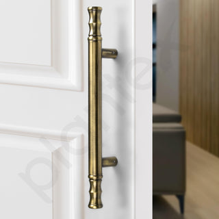 Plantex Main Door Handle/Door & Home Decore/14 Inch Main Door Handle/Pull-Push Handle - Pack of 1 (Brass Antique)
