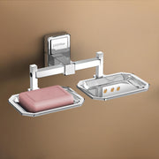 Plantex Stainless Steel 304 Grade Darcy Soap Holder for Bathroom/Soap Dish/Bathroom Soap Stand/Bathroom Accessories(Chrome) - Pack of 1