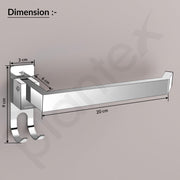 Plantex Stainless Steel Folding Towel Ring for Wash Basin/Towel Hanger for Washbasin/Towel Holder/Bathroom Accessories (Chrome)
