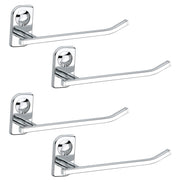 Plantex Stainless Steel Bathroom Towel Holder/Towel Ring for Wash Basin/Hand Towel Hanger/Bathroom Accessories (Chrome - Pack of 4) Dream