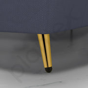 Plantex 4 Inch Sofa Legs for Bed Furniture/Sofa Legs for Table/Sofa Support Legs with Rubber Grip (Gold, 8 Pcs)