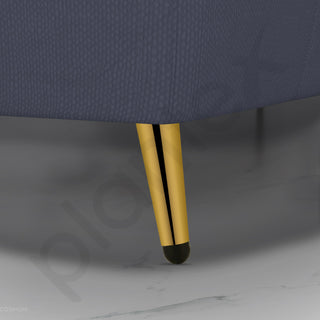 Plantex 4 Inch Sofa Legs for Bed Furniture/Sofa Legs for Table/Sofa Support Legs with Rubber Grip (Gold, 8 Pcs)