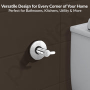 Plantex Angular Concealed Stop Cock/Pure Brass Concealed Stop Valve Tap for Bathroom with Teflon Tape & Brass Adjustable Wall Flange - (FLO-806, Chrome)