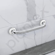 Plantex 14 Inch Grab Bar for Toilet/Bathroom Handle for Senior Citizen/Heavy-Duty Stainless Steel Support Bar/Bathroom Accessories (Chrome)