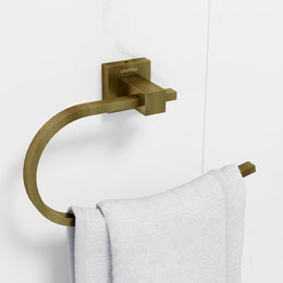 Plantex 304 Grade Stainless Steel Napkin Holder for Wash Basin/Hand Towel Holder for Kitchen/Napkin Hanger/Bathroom Accessories - Splash (Antique)