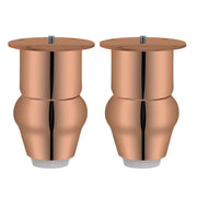 plantex Heavy Duty Stainless Steel 4 inch Sofa Leg/Bed Furniture Leg Pair for Home/Furniture Sofa Legs for Table/Sofa Support Legs/Sofa Furniture Leg (Rose Gold Finish) Set of 4 Pcs