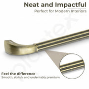 Plantex Cabinet Handle/160mm Handle for Drawer/Wardrobe/Kitchen Handle/Pull-Push Handle for Home/Office - Pack of 2 (Brass Antique)