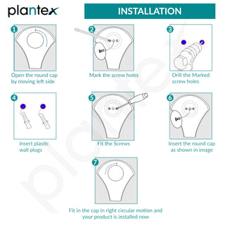 Plantex Royal Stainless Steel Napkin Holder for Wash Basin/Towel Ring/Napkin Holder/Bathroom Accessories (Chrome)