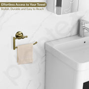 Plantex 304 Grade Stainless Steel Napkin Hanger for Wash Basin/Towel Holder for Bathroom/Towel Ring/Bathroom Accessories - Skyllo (Antique)