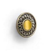 Plantex Drawer Knobs/Pull-Push Knobs for Drawer/Knob for Kitchen/Bedroom/Drawers - Pack of 1 (Brass Antique)