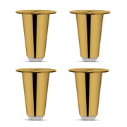 Plantex Heavy Duty Stainless Steel 3 inch Sofa Leg/Bed Furniture Leg Pair for Home/Furniture Sofa Legs for Table/Sofa Support Legs/Sofa Furniture Leg (Gold) Set of 4 Pcs