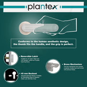 Plantex Main Door Lock/Mortise Lock for Door with 3 Years of Warranty - Robust Door Lock for Home with Brass Lock Body & Cylinder (Satin Finish)