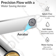 Plantex Pure Brass Basin Mixer Tap Hot & Cold/Single Lever Pillar Cock Water Tap for Wash Basin/Deck Mount - (7880-Chrome)
