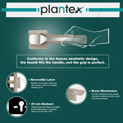Plantex Mortise Handle Lock for Main Door/Premium Door Lock Set for Home with 3 Years Warranty (Chrome & Satin)