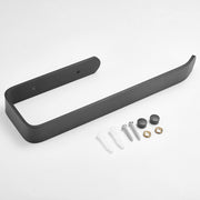 Plantex Space Aluminium Napkin Ring for Wash Basin/Towel Hanger for Bathroom/Napkin Hanger for Kitchen/Bathroom Accessories (Black - Powder Coated)