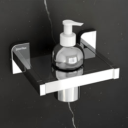 Plantex 304 Grade Stainless Steel Liquid Soap Dispenser for Bathroom/Shampoo Dispenser/Handwash Dispense/Bathroom Accessories - (Rolex, Chrome)