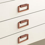 Plantex Rajwadi Drawer Kadi/Drawer Handle/Kadi for Drawers/Pull-Push Kadi for Home/Office Cabinet - Pack of 3 (Rose Gold)