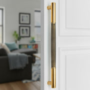 Plantex Main Door Handle/Stainless Steel & Aluminium Door Handle/600mm Pull-Push Handle for Home/Office/Hotel - Pack of 1 (DTMD-411, Brass Antique & Gold)