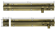 Plantex Stainless Steel 8-inch Tower Bolt/Tower Bolt for Home,Offices Doors and Windows/Tower Bolt for Main Door/Wardrobe Door Latch/Kundi/Chitakini/Door Latch for Windows (Brass Finish, Pack of 8)