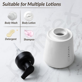 Plantex Ceramic Soap Dispenser for Washbasin/Hand Soap Dispenser/Soap Dispenser for Kitchen/Bathroom Accessories - Pack of 1