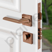 Plantex Premium Door Lock with 3 Years of Warranty/Main Door Lock Set for Home/Mortise Locks for Door (7122 - PVD Choco)