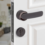 Plantex Door Lock for Home/Main Door Lock Set with 3 Computerized Key/Mortise Lock for Door with Brass Lock Body & Cylinder (SM037, BNM & Black)