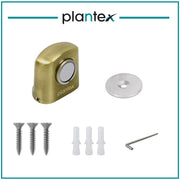 Plantex Door Catch Holder for Home/Office/Hotel/Door Stopper for Home/Magntic Door Stopper/Stops for Main Door - Set of 4 (193-Brass Antique)