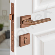 Plantex Premium Door Lock with 3 Years of Warranty/Main Door Lock Set for Home/Mortise Locks for Door (7122 - PVD Choco)