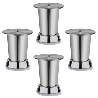 Plantex Smooth Pillar 4 inch Spare Sofa Legs for Bed Furniture – 10 Pcs