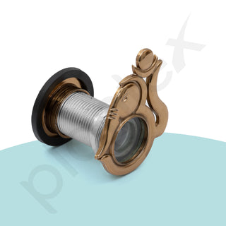 Plantex Solid Brass Door Lens/Door Eye Viewer/Eye Hole for Main Door/180 Degree Ultra Clear Door Viewer for Safe and Secure Home/Office/Hotel - Pack of 3 (Rose Gold)