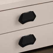 Plantex Drawer Kadi/3 Inch Chest Handle for Drawer/Rectangular Cabinet Kadi/Pull-Push Kadi for Home/Office Drawer - Pack of 2 (DTK-296, Black)