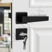 Plantex Triple Security Door Lock for Home/Main Door Lock Set with 3 Years of Warranty/Mortise Lock for Door with Brass Lock Body & Cylinder (PT-004- Black)