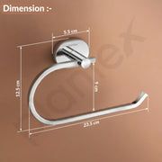 Plantex J4 Stainless Steel Towel Hanger for Wash Basin/Hand Towel Hanger/Napkin Holder for Wash Basin/Bathroom Accessories (Chrome Finish) Onix