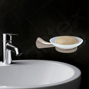 Plantex Smero Pure Brass Soap Holder for Bathroom and Kitchen/Soap Stand/Soap Dish/Soap Case/Bathroom Accessories - Effect (Satin Matt)