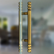 Plantex 14 inch Door Handle for Main Door/Heavy Duty Main Door Handle/Pull-Push Handles for Home/Office/Hotel- Pack of 1 (Brass Antique) - 3 Years Warranty
