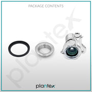 Plantex Door Eye Viewer/Solid Brass Door Eye Hole for Main Door/Eye Hole for Main Door/180 Degree Ultra Clear Door Viewer for Safe and Secure Home/Office/Hotel - Pack of 2 (Chrome)